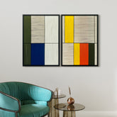 Vivid Perspectives - Contemporary Artistry Meticulously Crafted with Woven Threads